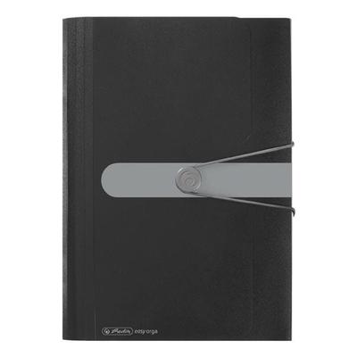 Herlitz Fächermappe schwarz, 33x23.5x5.3 cm