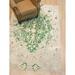 Green/White 52 x 0.2 in Area Rug - Ophelia & Co. Lecuyer Green/Ivory Area Rug Polyester | 52 W x 0.2 D in | Wayfair