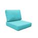 TK Classics Miami 10 Piece Outdoor Lounge Chair Cushion Set Acrylic in Pink/Green/Blue | 6 H in | Wayfair CUSHIONS-MIAMI-06E-ARUBA