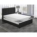 Darby Home Co Tia Tufted Standard Bed Upholstered/Metal/Polyester in White | 47.75 H x 58 W x 81 D in | Wayfair 205A61392BF74CC69053D6CFA421B4DE