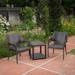 Wrought Studio™ Wooldridge 3 Piece Seating Group Synthetic Wicker/All - Weather Wicker/Wicker/Rattan in Brown | Outdoor Furniture | Wayfair