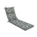Charlton Home® Tile Flamingo Indoor/Outdoor Chaise Lounge Cushion Polyester in Blue/Brown/Gray | 3 H x 21 W x 72.5 D in | Wayfair