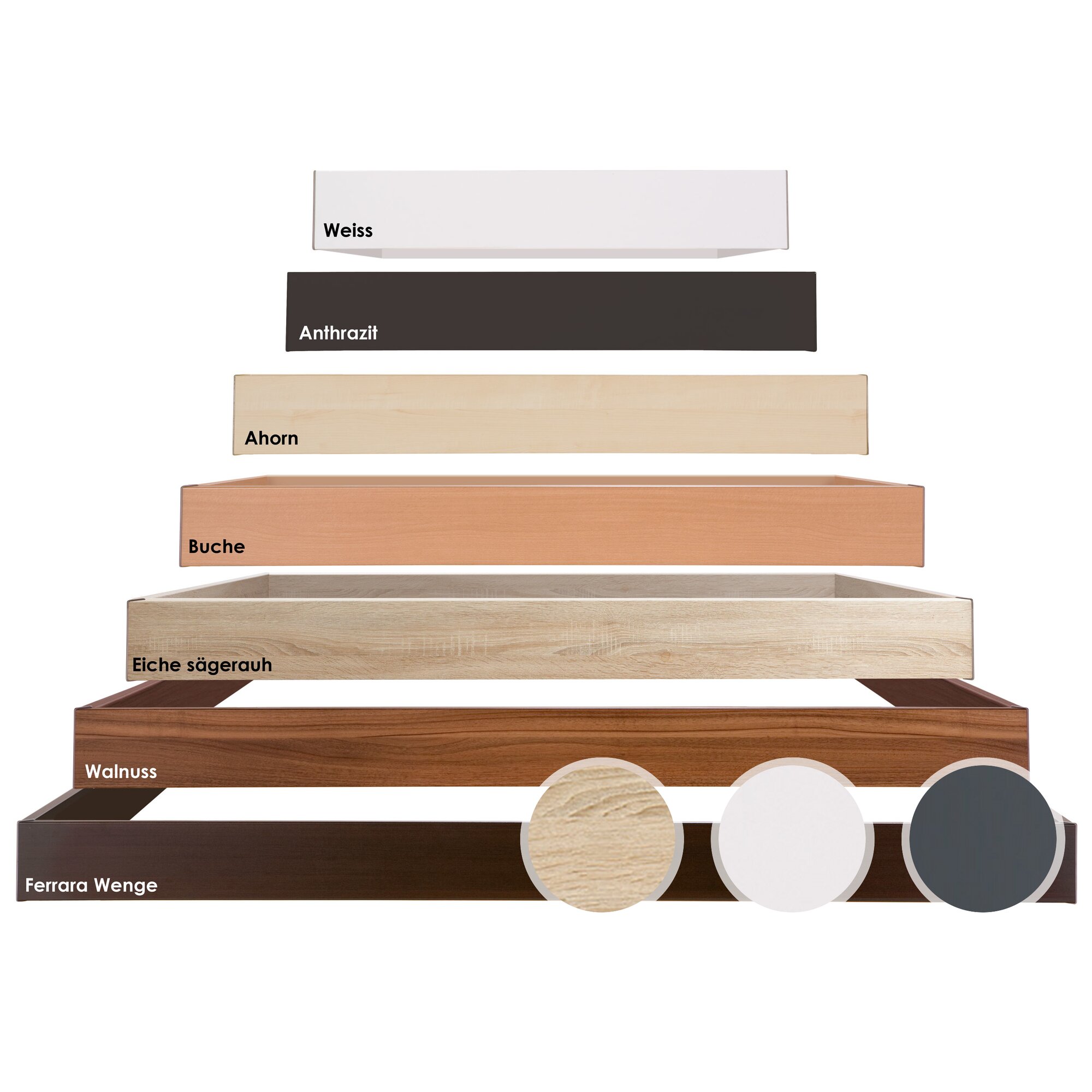 Hasena Movie-Line Bettrahmen Star 16 90x200 cm / Beton Nachbildung