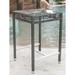 Panama Jack Outdoor Graphite Glass Bar Table Glass/Wicker/Rattan | 43 H x 36 W x 36 D in | Wayfair PJO-1601-GRY-PT