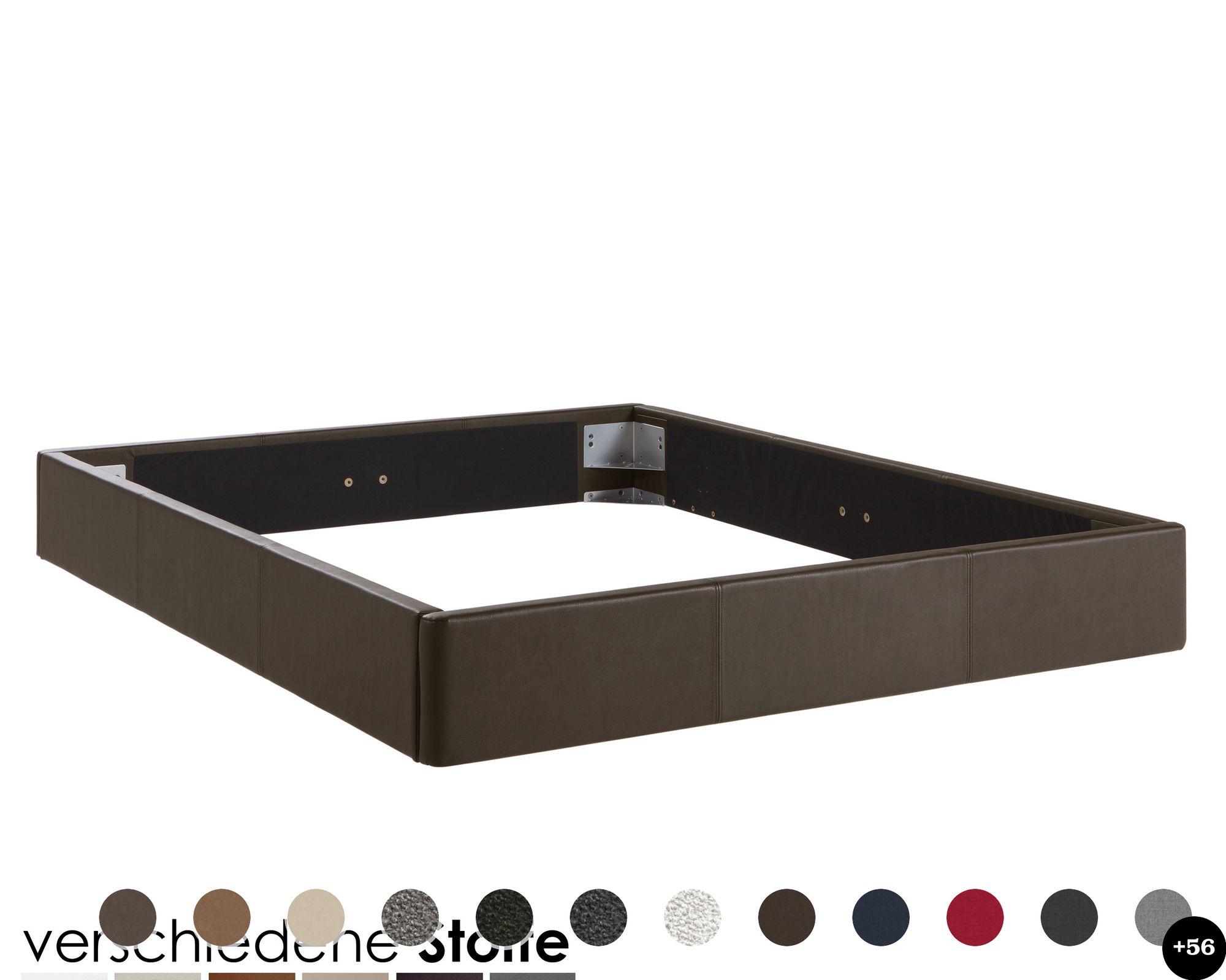 Hasena Dream-Line Bettrahmen Ciara 23/4S 160x200 cm / PK3 Kitana 602 grigio