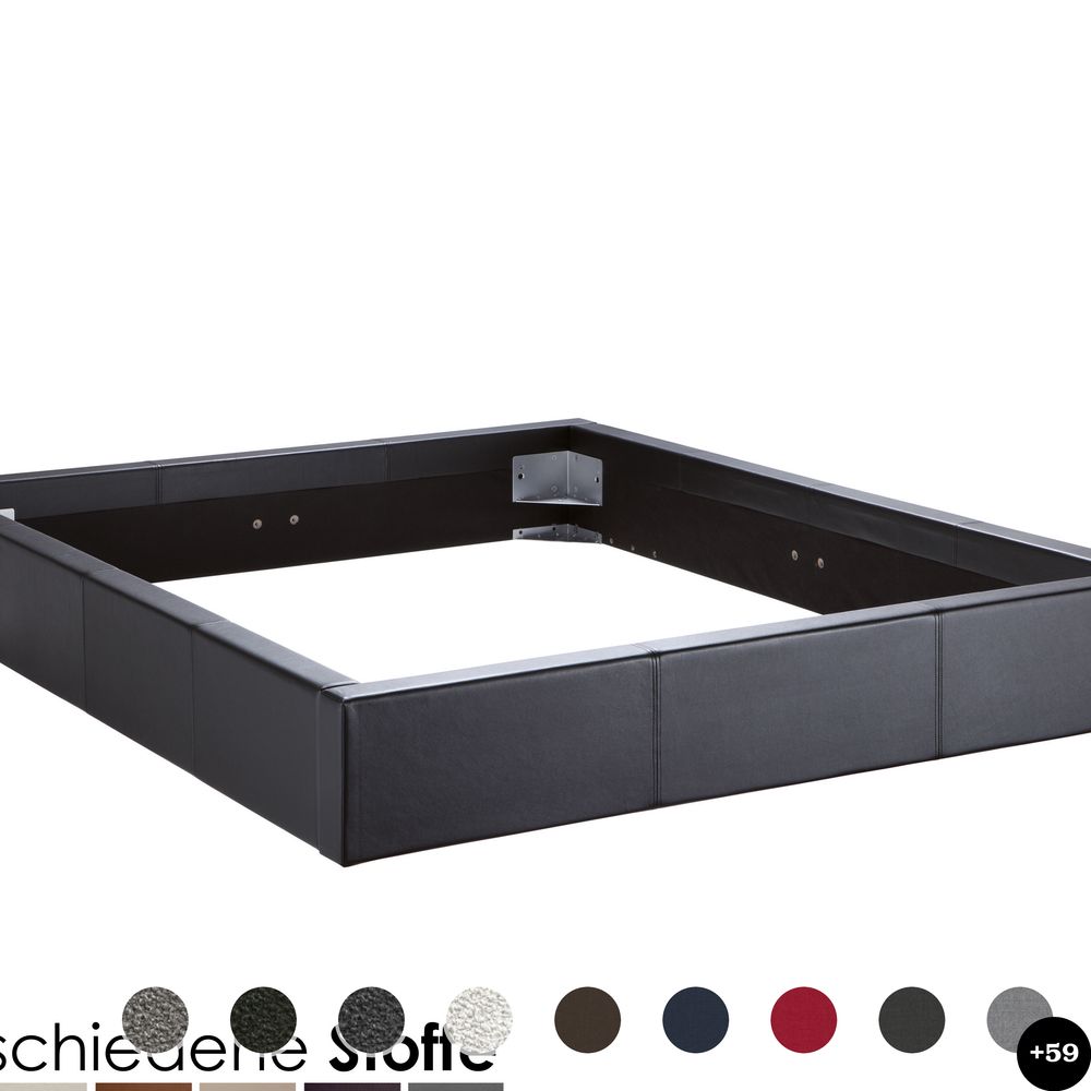 Hasena Dream-Line Bettrahmen Lungo 28/4S 140x200 cm / PK3 Kitana 600 beige