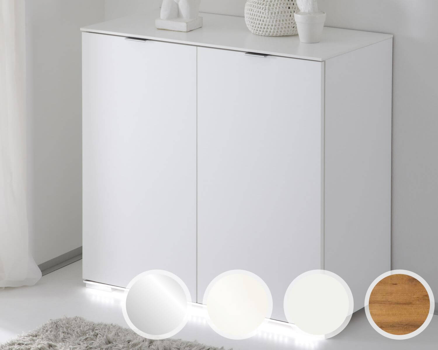 Staud »Sonate« Kommode TK Weiss / Spiegel / Weiss Image