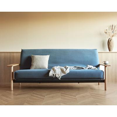 Innovation Balder Multifunktionales Klappsofa 140x200 cm / 565 Granit / Latex / mit Bezug