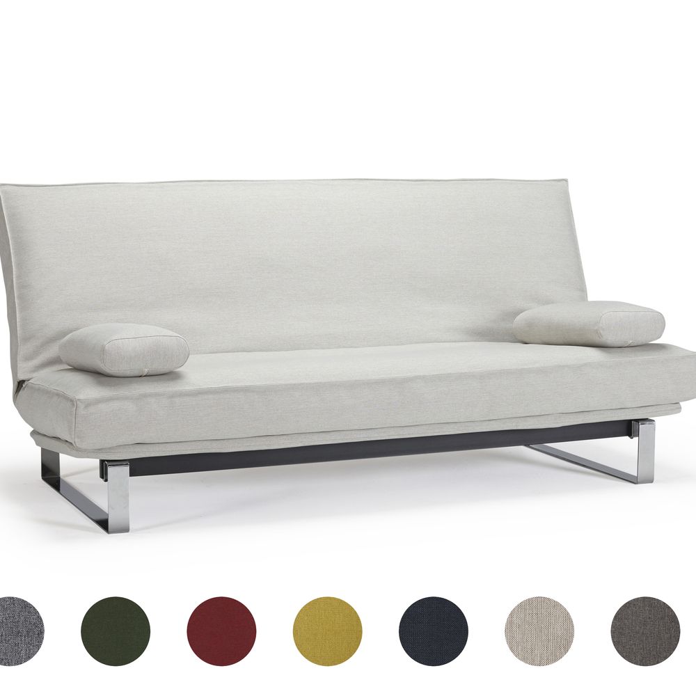Innovation Minimum Multifunktionales Klappsofa 140x200 cm / 561 Rot / Spring / mit Bezug