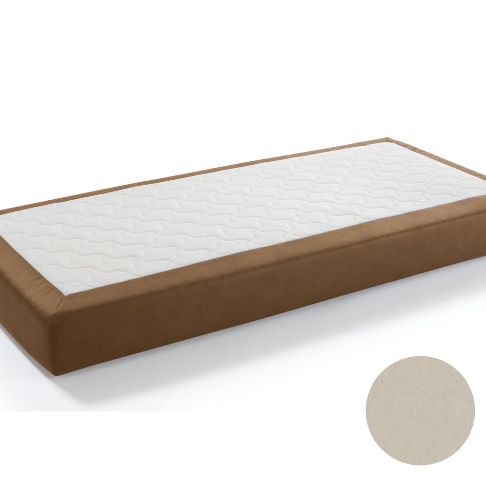 Hasena Boxspring Taschenfederkern-Matratzen Opalin Tex 180x200 cm / PK3 Kitana 600 beige / H3/H3 Image