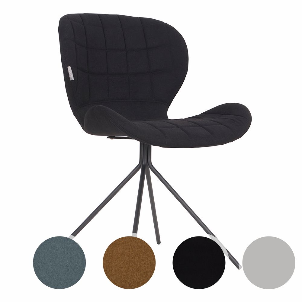 Zuiver Designer-Stuhl OMG black Image