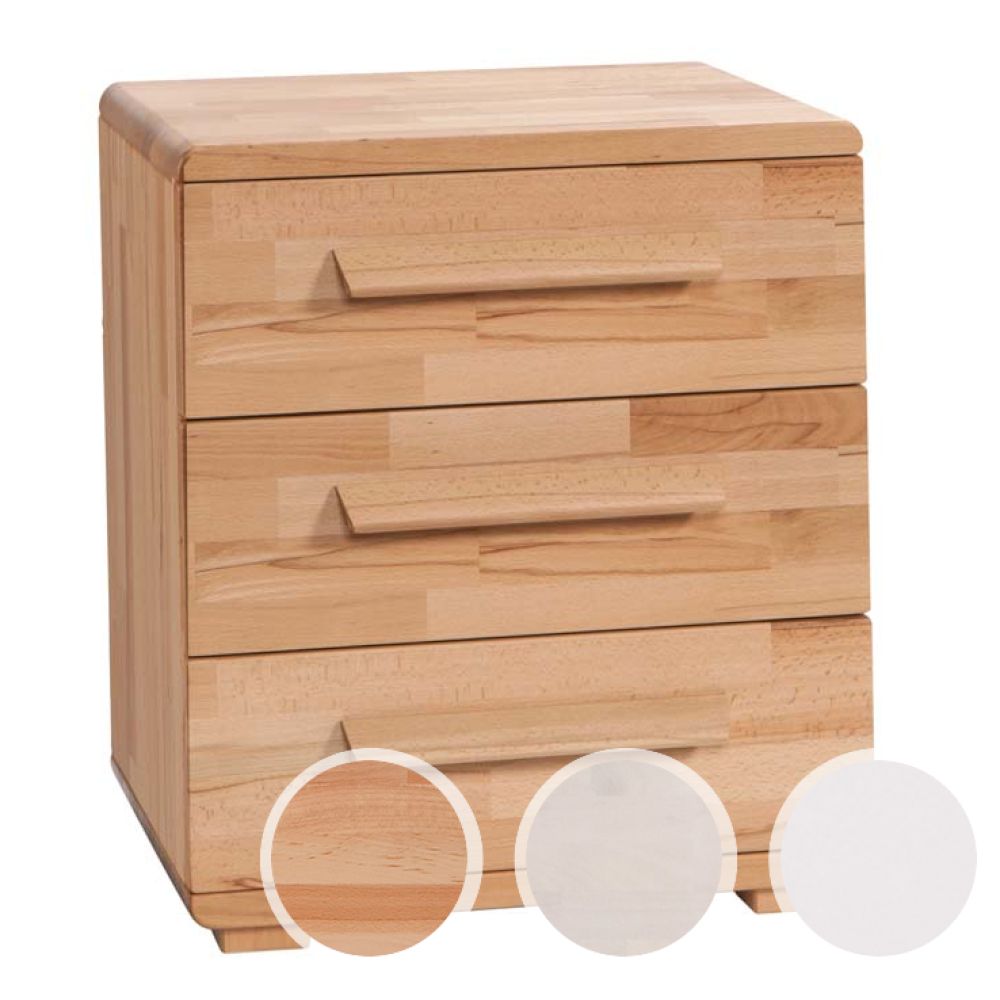 Hasena Nachttisch Trigo Buche weiss