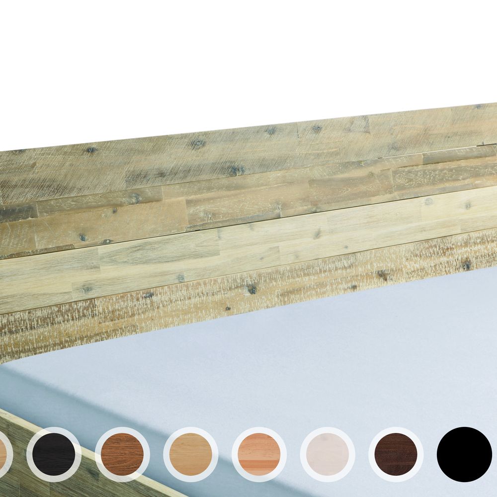 Hasena Kopfteil Varus 140 cm / Buche weiss deckend, lackiert Image