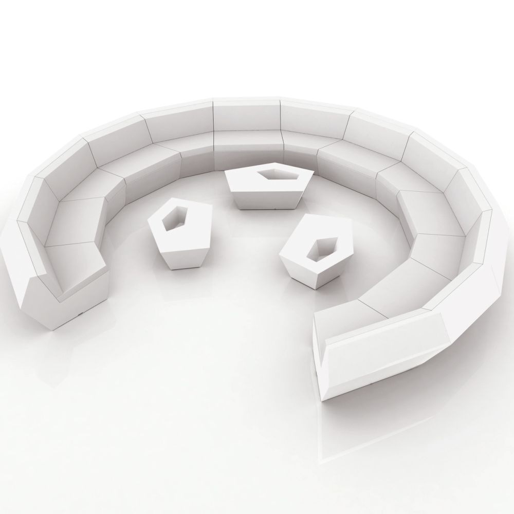 Vondom »FAZ« Outdoor Modul Seiten-Modul links / Basic matt / Pistazie / B 121 x H 70 x T 100 cm Image