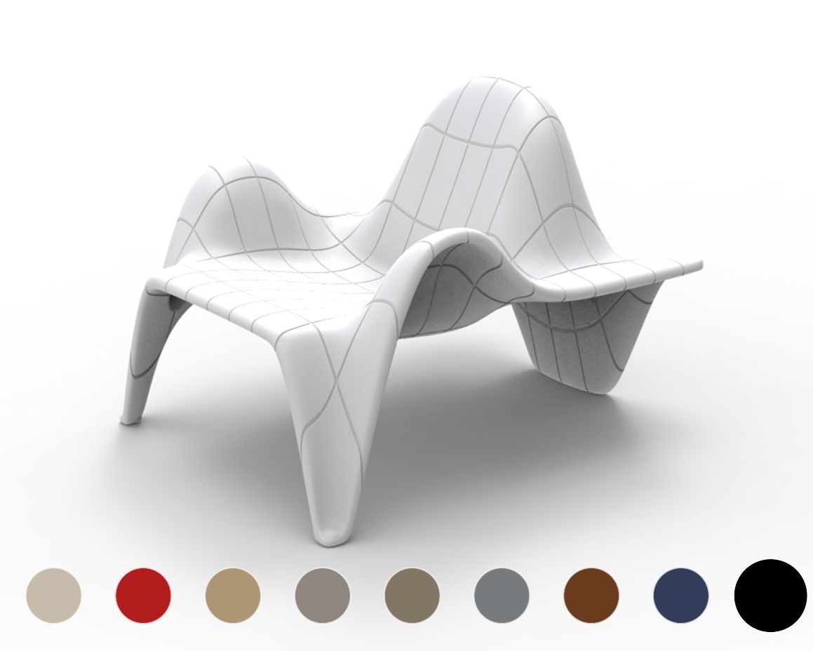Vondom »F3« Outdoor Sessel Basic matt / Ice Image
