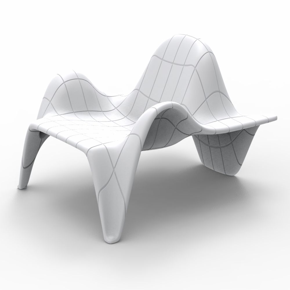 Vondom »F3« Outdoor Sessel Bicolor / White/Beige