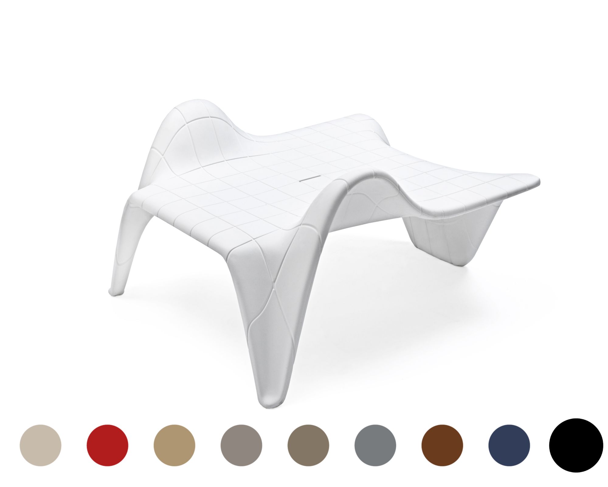 Vondom »F3« Outdoor Beistelltisch Bicolor / White/Navy Image