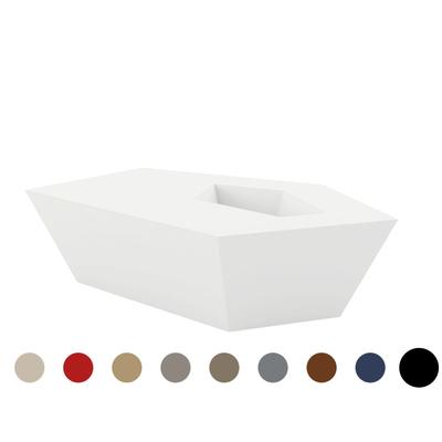 Vondom »FAZ« Outdoor Beistelltisch Klein / B 60 x H 22 x T 57 cm / Basic matt / Ecru Image