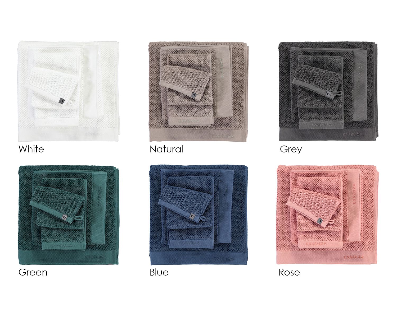 Essenza »Connect Organic« Handtücher Uni Duschtuch 70x140 cm / Blue