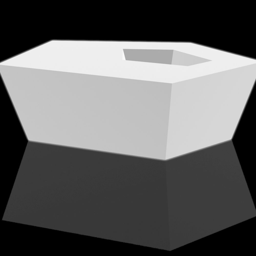 Vondom »FAZ« Outdoor Beistelltisch - LED-Beleuchtung Klein / B 60 x H 22 x T 57 cm / LED RGB Image