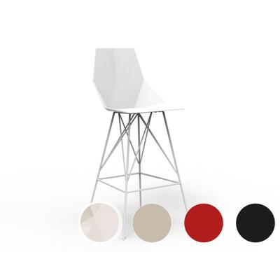 Vondom »FAZ« Outdoor Barhocker Hoch 75 cm / B 50 x H 111 x T 51 cm / White Image