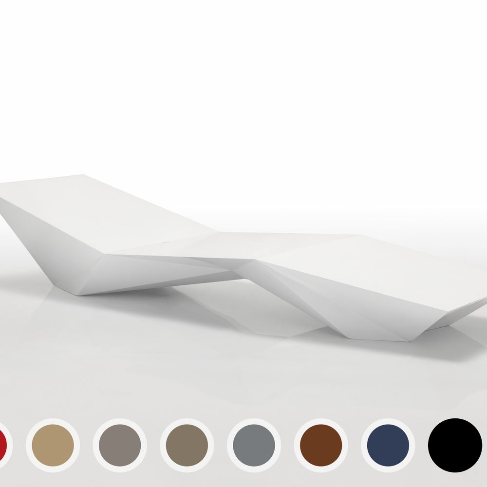 Vondom »FAZ« Outdoor Sonnenliege I Lackiert Hochglanz / Steel