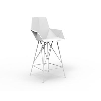 Vondom »FAZ« Outdoor Barhocker mit Armlehne Niedrig 66 cm / B 57 x H 102 x T 51 cm / Black Image