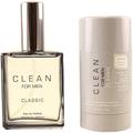 CLEAN For Men Classic Set Eau de Toilette, 60 ml + Deo