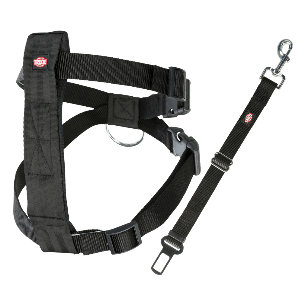 Pettorina con cintura di sicurezza per auto Trixie - taglia M: circ. torace 50 - 70 cm