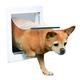 Trixie Pet Products 2-Wege-Tür Hund, Extra Small - Small, Weiß