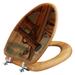 House & Homebody Co. Wooden Bow Oak Elongated Toilet Seat Wood Toilet Seats in Brown | 2 H x 19 W x 14.125 D in | Wayfair TS-E-WB