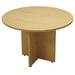 42" Round Maple Laminate Discussion Table