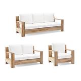 St. Kitts Seating Replacement Cushions - Chaise, Solid, Natural Chaise, Standard - Frontgate