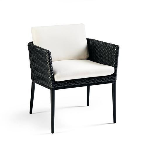 Palazzo Dining Chair Cushion - Solid, Rumor Snow Performance - Frontgate