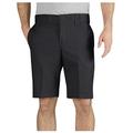 Dickies Men's 11 Inch Slim Fit Stretch Twill Work Short - Black -