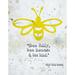 Harriet Bee Gaier 'Bee Silly' by Graffitee Studios Canvas Art Canvas in White/Yellow | 24 H x 18 W x 1.5 D in | Wayfair