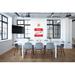 Latitude Run® Office Humor 'Sales Rep' by Graffitee Studios Textual Art on Wrapped Canvas in Red/White | 16 H x 16 W x 1.5 D in | Wayfair