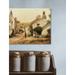 Alcott Hill® Pulliam 'English Village Vintage Photochrom Painted' by Graffitee Studios Print on Canvas in Brown | 18 H x 24 W x 1.5 D in | Wayfair