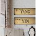 Gracie Oaks Aylene 'I Am Your Yin/You Are My Yang' 2 Piece Textual Art Set by Graffitee Studios on Wrapped Canvas in Black/Brown | Wayfair