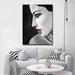 Ebern Designs Allure III by Norman Wyatt Jr. - Wrapped Canvas Painting Print Metal in Black/Gray | 40 H x 30 W x 1.5 D in | Wayfair