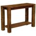 Fireside Lodge Barnwood Post Console Table Wood in Brown | 34 H x 48 W x 18 D in | Wayfair B14132