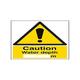 vsafety 66007bc-s "Caution Wasser Tiefe" Sign, Portrait, 300 mm x 400 mm (3 Stück)