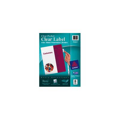 Avery Index Maker Clear View Divider - 8-Tab