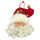 The Holiday Aisle® Merry Christmas Claus Holiday Shaped Ornament in White | 7.5 H x 5.5 W x 5.5 D in | Wayfair 8AE1FF87FB8040EDA08926E0DED2E337