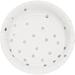 Creative Converting Bermuda Foil Dot Paper Appetizer Plate in White | Wayfair DTC329936PLT