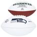 Steve Largent Seattle Seahawks Autographed White Panel Football with "HOF 95" Inscription