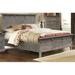 Gracie Oaks Kenric Solid Wood Low Profile Standard Bed Wood in Brown/Gray/Green | 59 H x 84 W x 90 D in | Wayfair 1E06268DC1B34E26A4AF15E6C2B6E35A