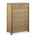 Braxton Culler Summer Retreat 7 Drawer Chest Wood/Wicker/Rattan in Brown | 55 H x 38 W x 20 D in | Wayfair 818-036/HONEY