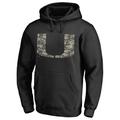 Men's Fanatics Branded Black Miami Hurricanes Camo Cloak Pullover Hoodie