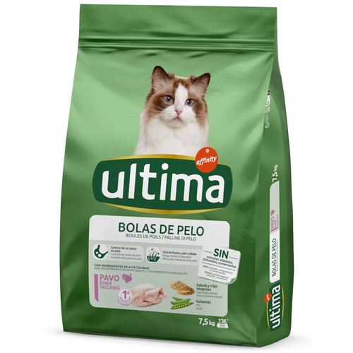 7,5kg Hairball - Truthahn & Reis Affinity Ultima Katzenfutter trocken